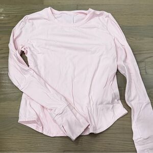 Women's Pink Long Sleeve Top glow mode